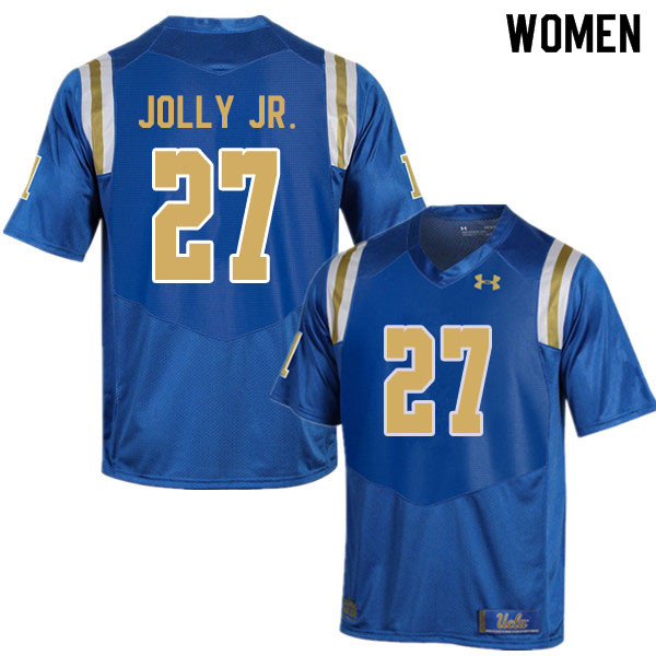 Women #27 Patrick Jolly Jr. UCLA Bruins College Football Jerseys Sale-Blue
